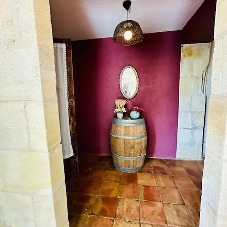 Maison En Pierre Avec Piscine Pres De Bordeaux فندق